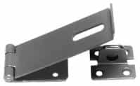 Hasp and staple